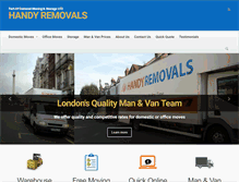 Tablet Screenshot of handy-removals.co.uk